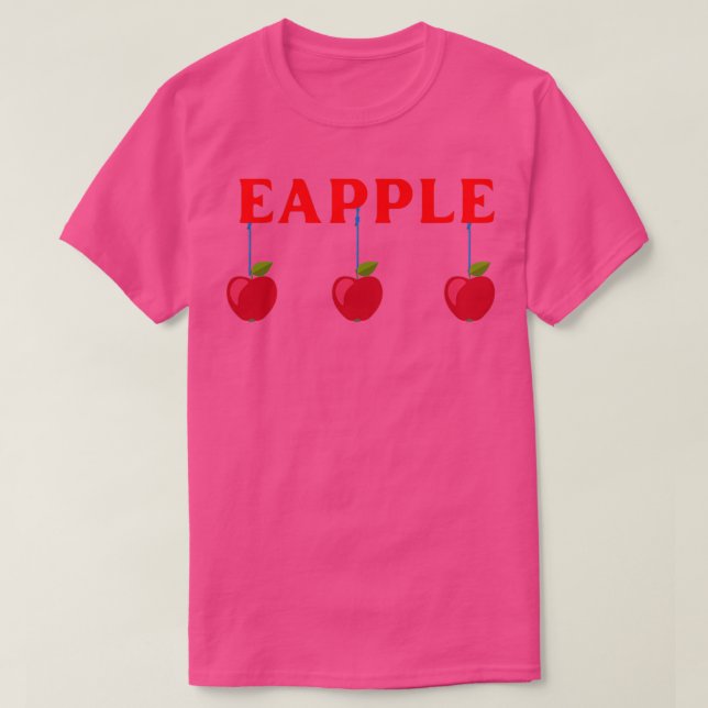 Eapple Three red apples 1 T-Shirt (Design Front)