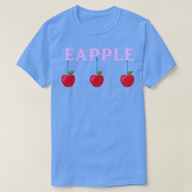 Eapple Three red apples 2 T-Shirt (Design Front)