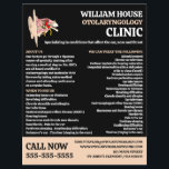 Ear Design, Otolaryngologist Otolaryngology Clinic Flyer<br><div class="desc">Ear Design,  Otolaryngologist Otolaryngology Clinic Advertising Flyers By The Business Card Store.</div>