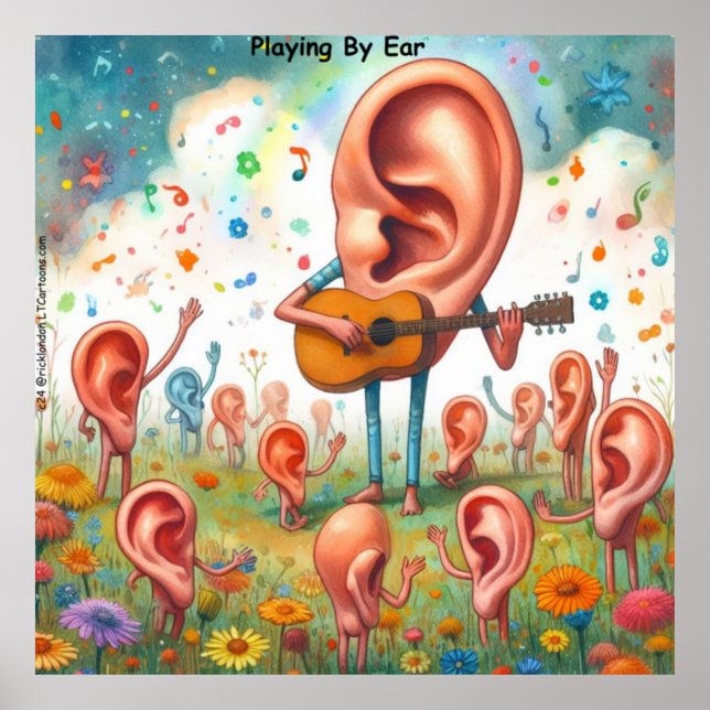 Ear Guitar Recital: Playing By Ear Poster (Front)