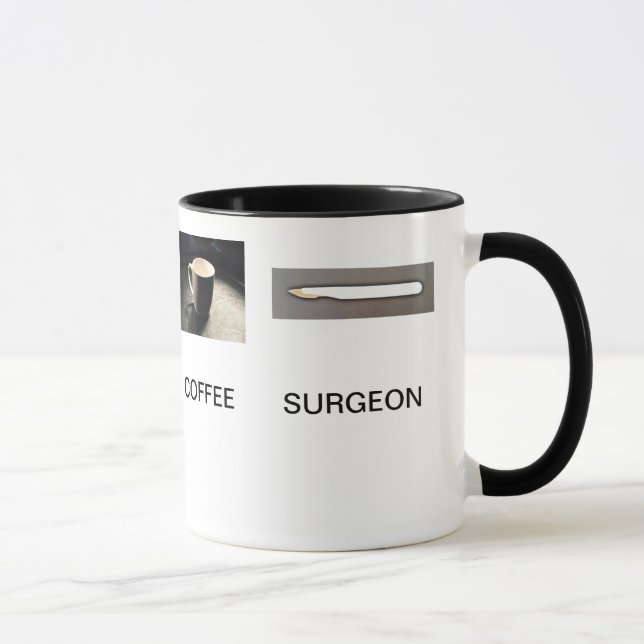 EAR NOSE COFFEE SURGEON MUG (Right)