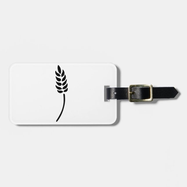 Ear of Wheat Luggage Tag (Front Horizontal)