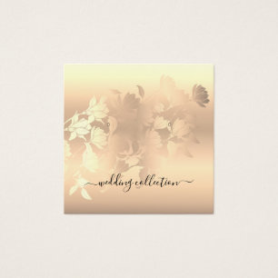 Ear Studs Display Card Romantic Vintage Pink Blush