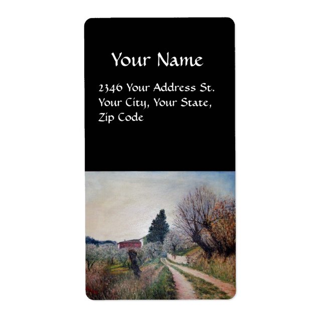 EARLIEST SPRING IN VERNALESE / Tuscany Landscape (Front)