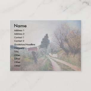EARLIEST SPRING IN VERNALESE / Tuscany Landscape Business Card