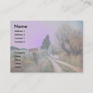 EARLIEST SPRING IN VERNALESE / Tuscany Landscape Business Card