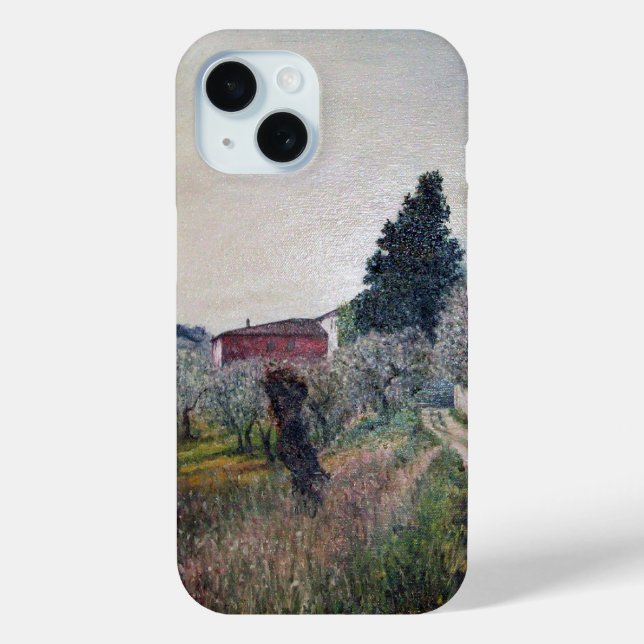 EARLIEST SPRING IN VERNALESE / Tuscany Landscape Case-Mate iPhone Case (Back)