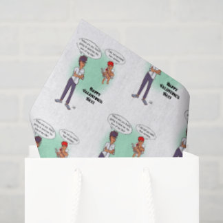 Earlobes Valentine's Day Tissue Paper