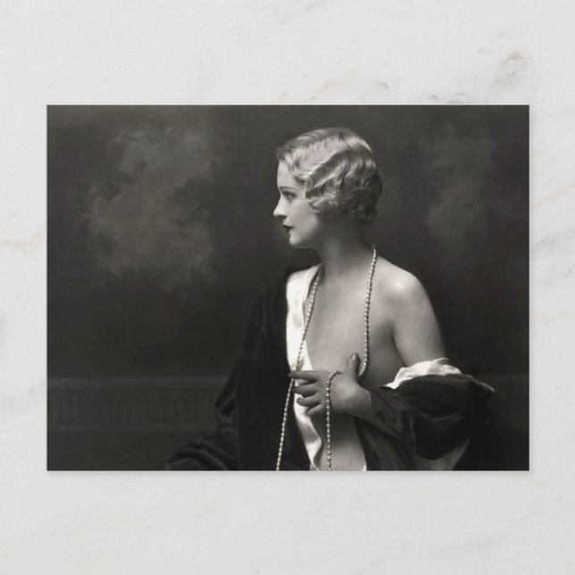 Early 1900s French Beauty Postcard (Front)