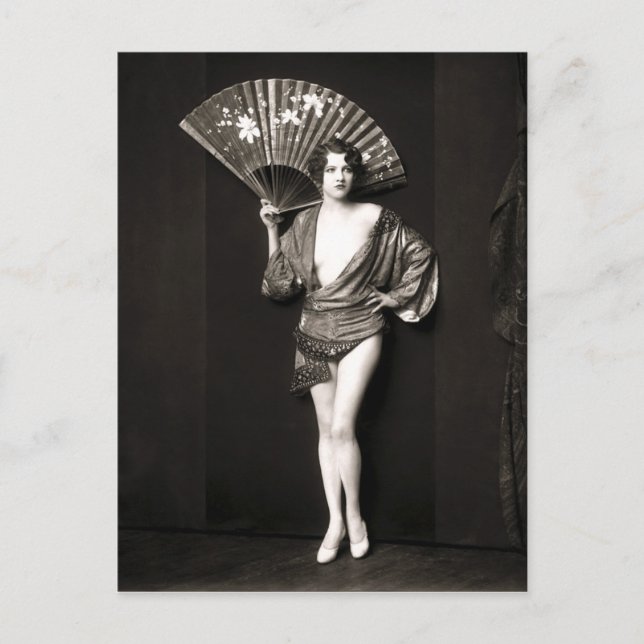 Early 1900s French Pin Up Postcard (Front)