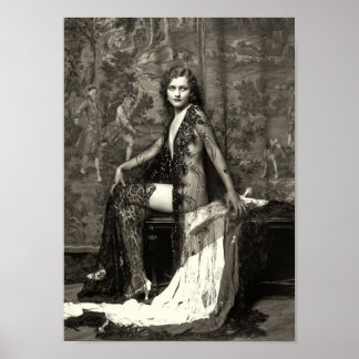 Early 1900s French postcard Poster