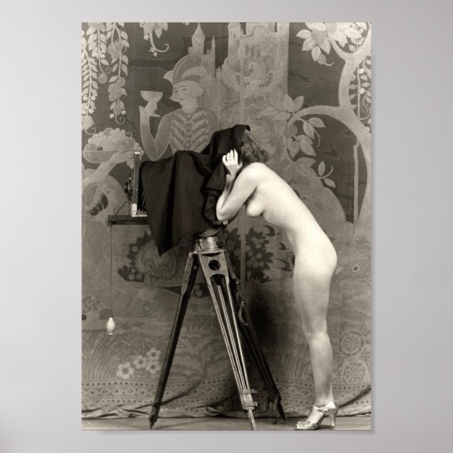 Early 1900s French Postcard Poster (Front)