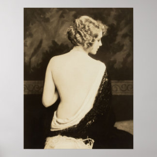 Early 1900s French Postcard Poster