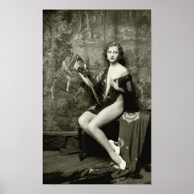 Early 1900s French postcard Poster (Front)