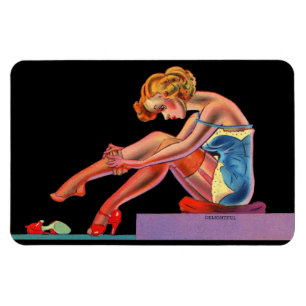 early 1940s Delightful pin-up girl Magnet