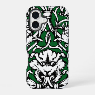 Early 20th Century Knotwork Lion iPhone 16 Case