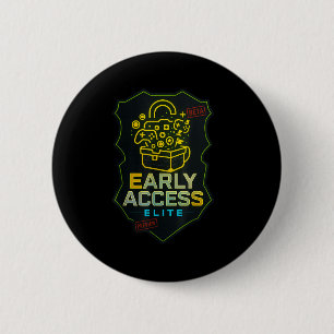 Early Access Elite Gaming Content Creator Beta Tes 6 Cm Round Badge