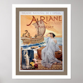 EARLY 'ARIANE' OPERA PRINT