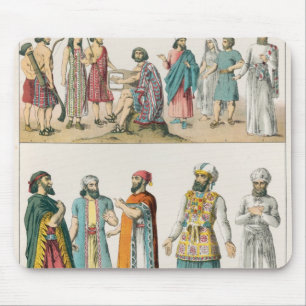 Early Asiatic Dress, from 'Trachten der Mouse Pad