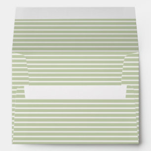 Early Autumn Refined Stripes   Soft Olive ll Envelope