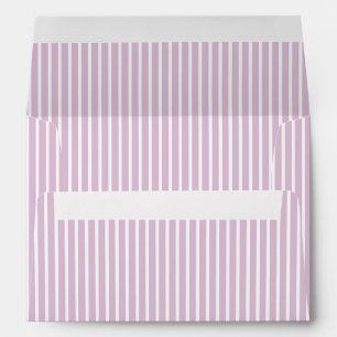 Early Autumn Refined Stripes   Warm Lilac Envelope