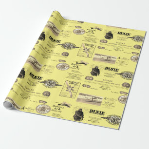 Early Aviation Airplane Biplane Wrapping Paper