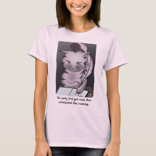 Early Bird Women's Pink T-Shirt
