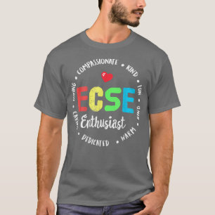 Early Childhood Special Education SPED ECSE Crew M T-Shirt