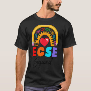 Early Childhood Special Education Sped Ecse Squad  T-Shirt