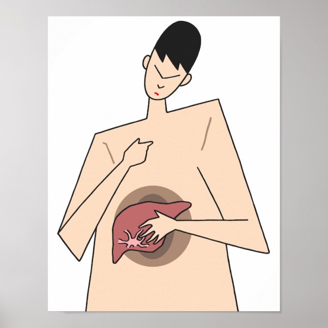 Early detection of liver disease. poster (Front)