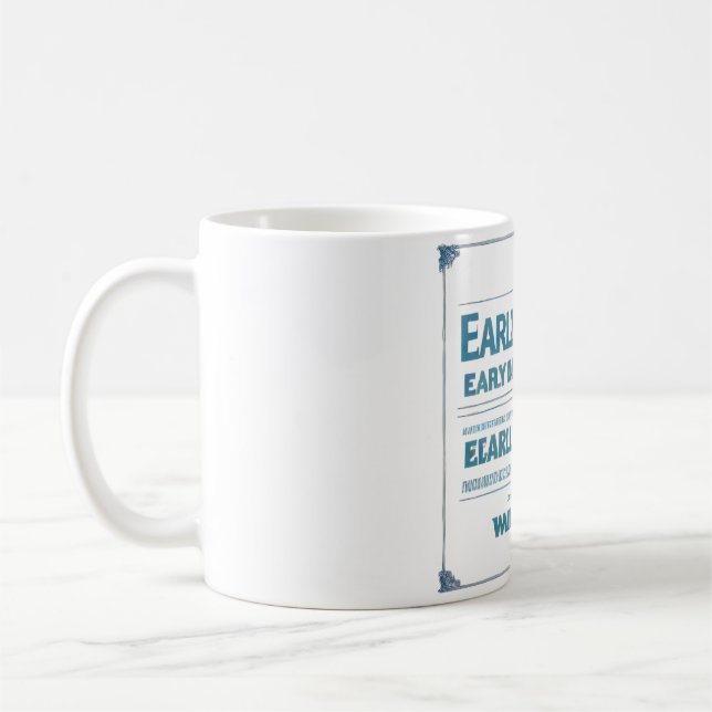 Early doors bleu Mug (Left)