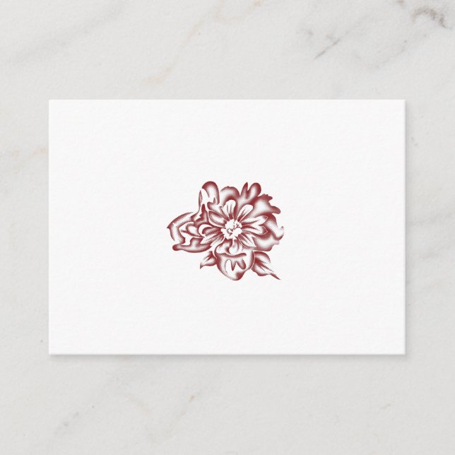 Early Fall Leaves Pattern | Autumn Season Decor Enclosure Card (Front)