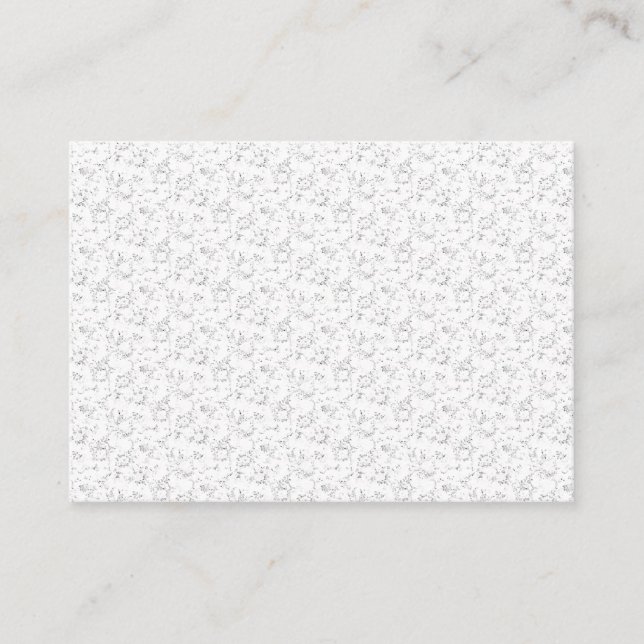 Early Fall Leaves Pattern | Autumn Season Decor Enclosure Card (Front)