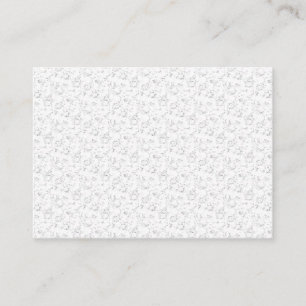 Early Fall Leaves Pattern Autumn Season Decor Enclosure Card