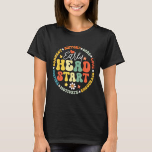 Early Head Start Squad Homeschool Teacher Headstar T-Shirt