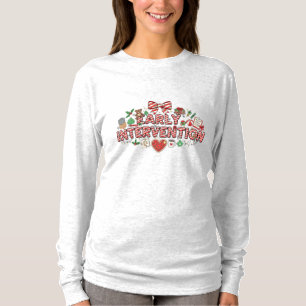 Early Intervention Christmas Long Sleeve T-Shirt