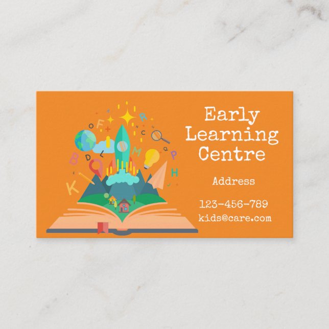 Early Learning Centre Daycare business Card (Front)