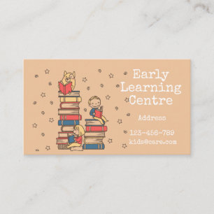 Early Learning Centre Daycare Preschool business Card