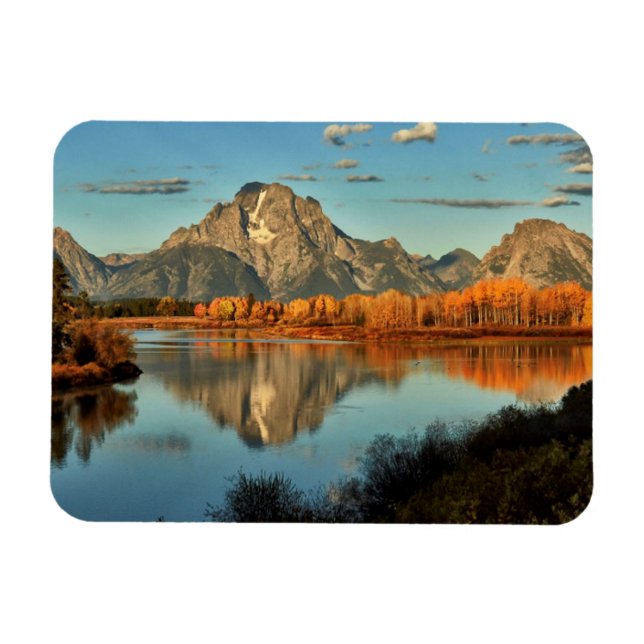 Early Light In Wyoming at Oxbow Bend Magnet (Horizontal)