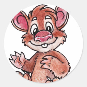 Early Mammal Classic Round Sticker