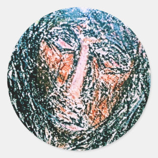 EARLY MAN CLASSIC ROUND STICKER