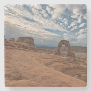 Early Morning at Delicate Arch Stone Coaster