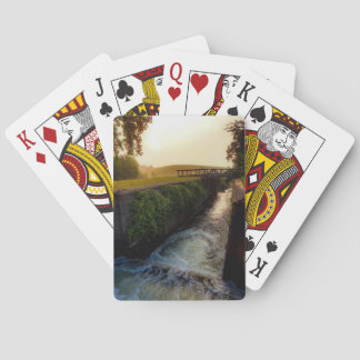 Early Morning at the Five Combines Playing Cards