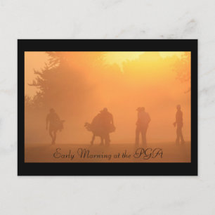 Early Morning at the PGA  Postcard