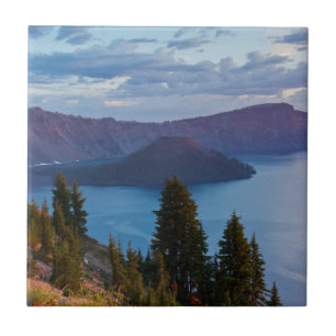 Early Morning, Crater Lake Tile