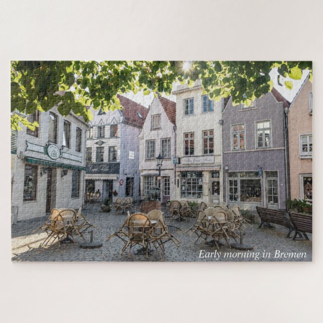 Early Morning in Bremen Jigsaw Puzzle (Horizontal)
