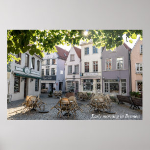 Early Morning in Bremen Poster