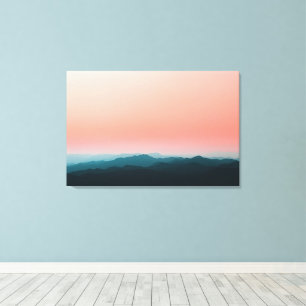 Early morning layers canvas print