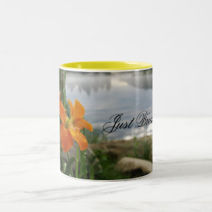 Early Morning Mist, Just Breathe Two-Tone Coffee Mug
