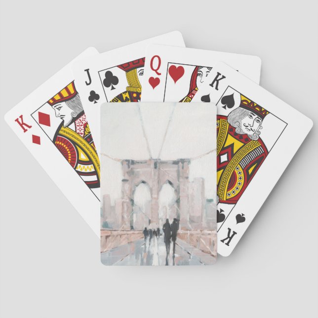 Early Morning Stroll - New York Playing Cards (Back)